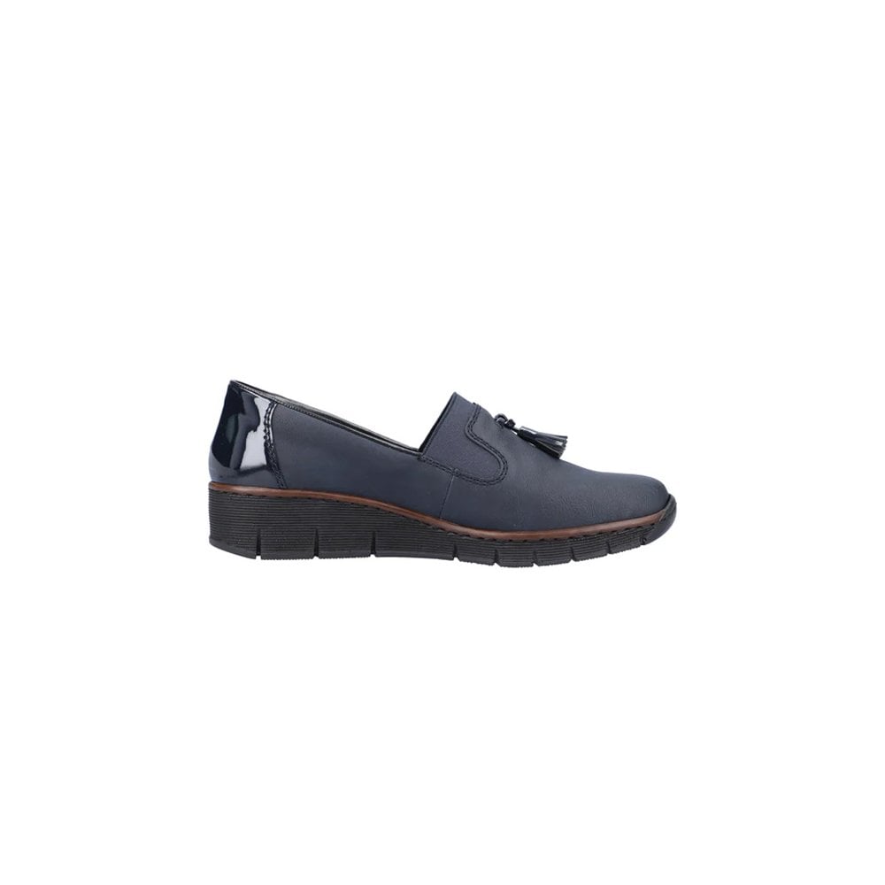 Rieker 53751 Moccasin Shoe - Blue - image 004 |ww_colour=blue|ww_order=004|