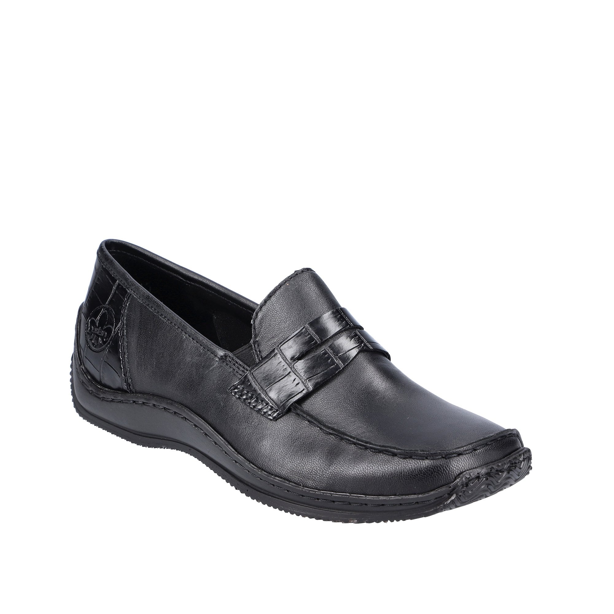 Rieker Slip On Shoe - Black - image 001 |ww_colour=black|ww_order=001|