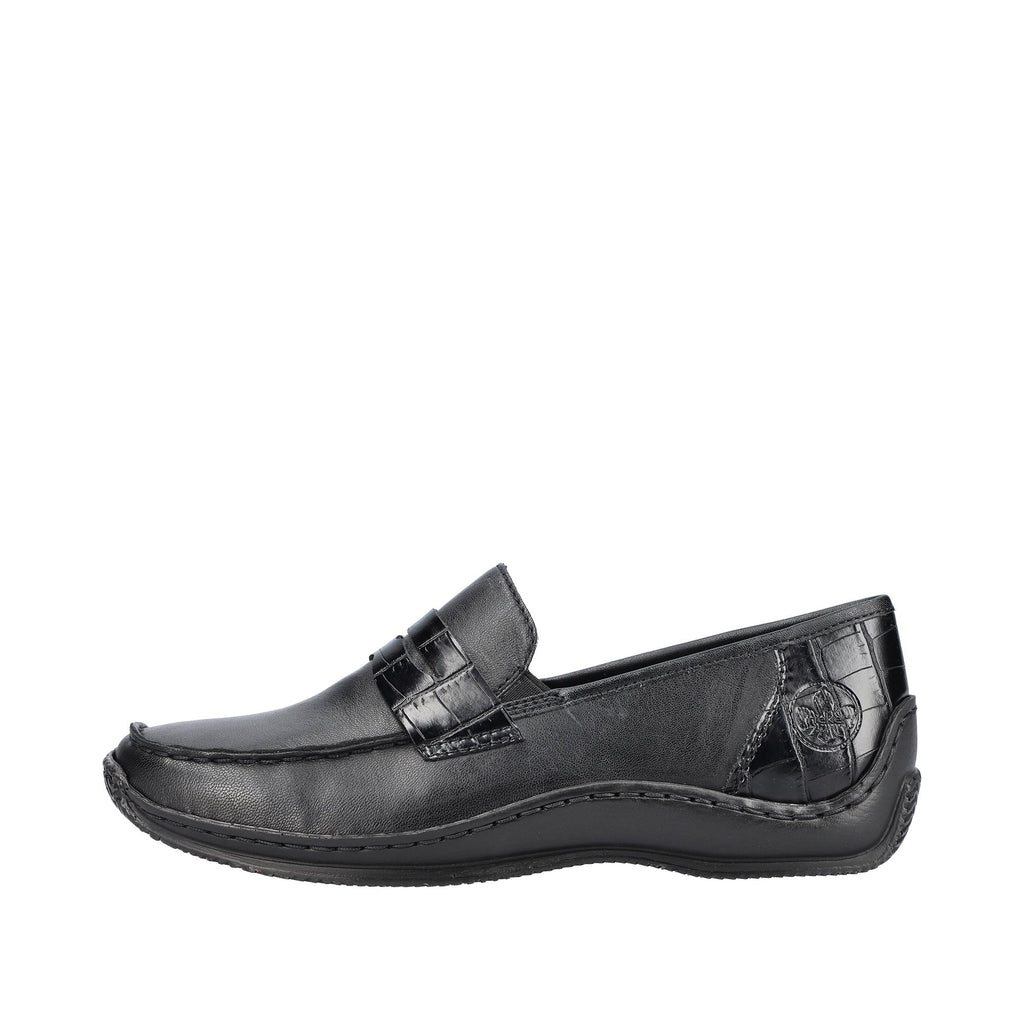 Rieker Slip On Shoe - Black - image 004 |ww_colour=black|ww_order=004|