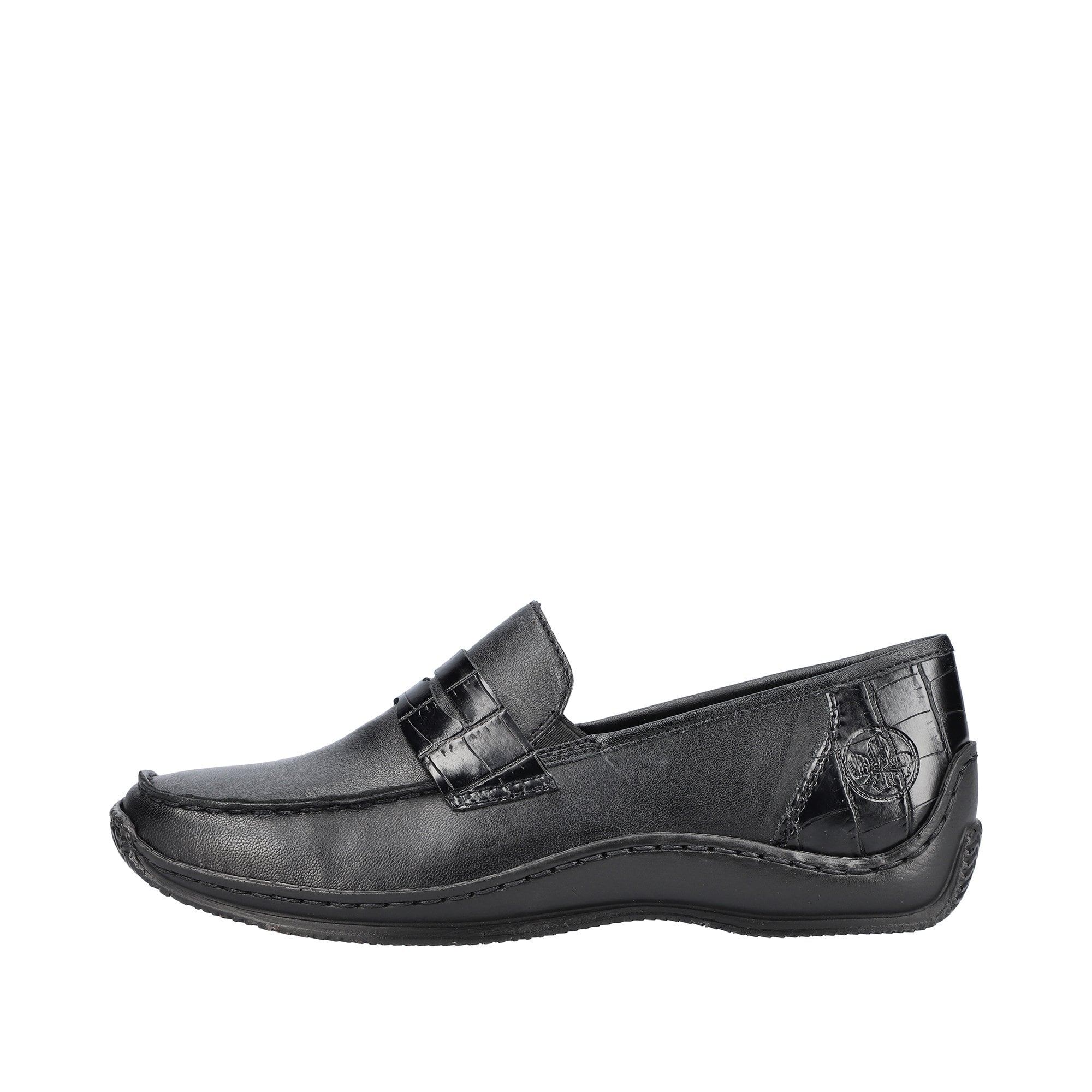 Rieker Slip On Shoe - Black - image 004 |ww_colour=black|ww_order=004|