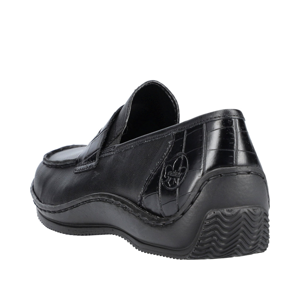Rieker Slip On Shoe - Black - image 005 |ww_colour=black|ww_order=005|