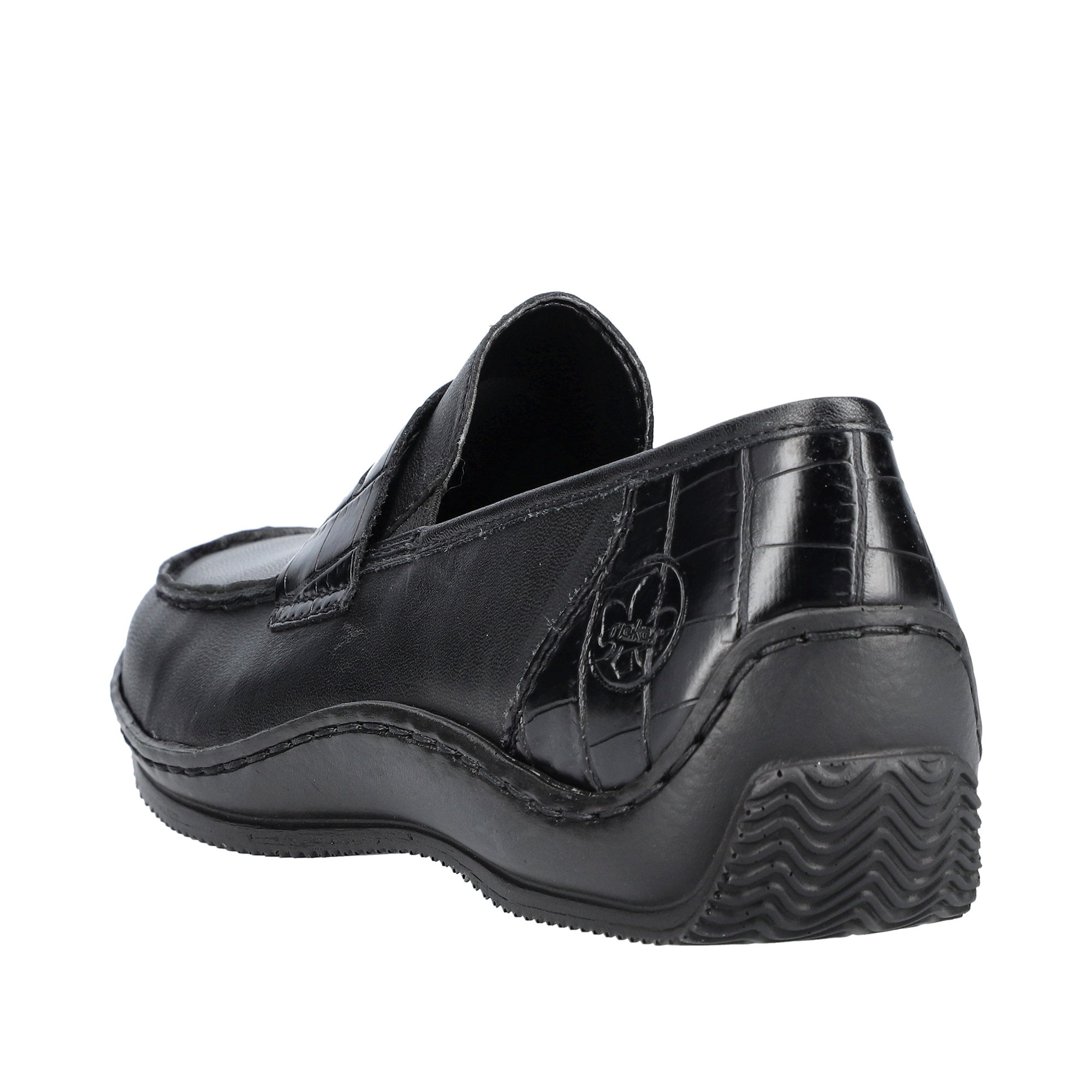 Rieker Slip On Shoe - Black - image 005 |ww_colour=black|ww_order=005|