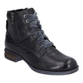Josef Seibel Lace-Up and Zip-Up Ankle Boot - Black - image 001 |ww_colour=black|ww_order=001|