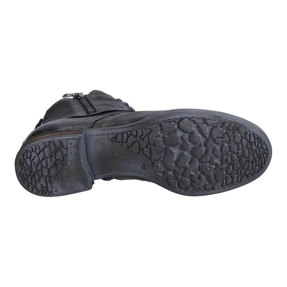 Josef Seibel Lace-Up and Zip-Up Ankle Boot - Black - image 003 |ww_colour=black|ww_order=003|