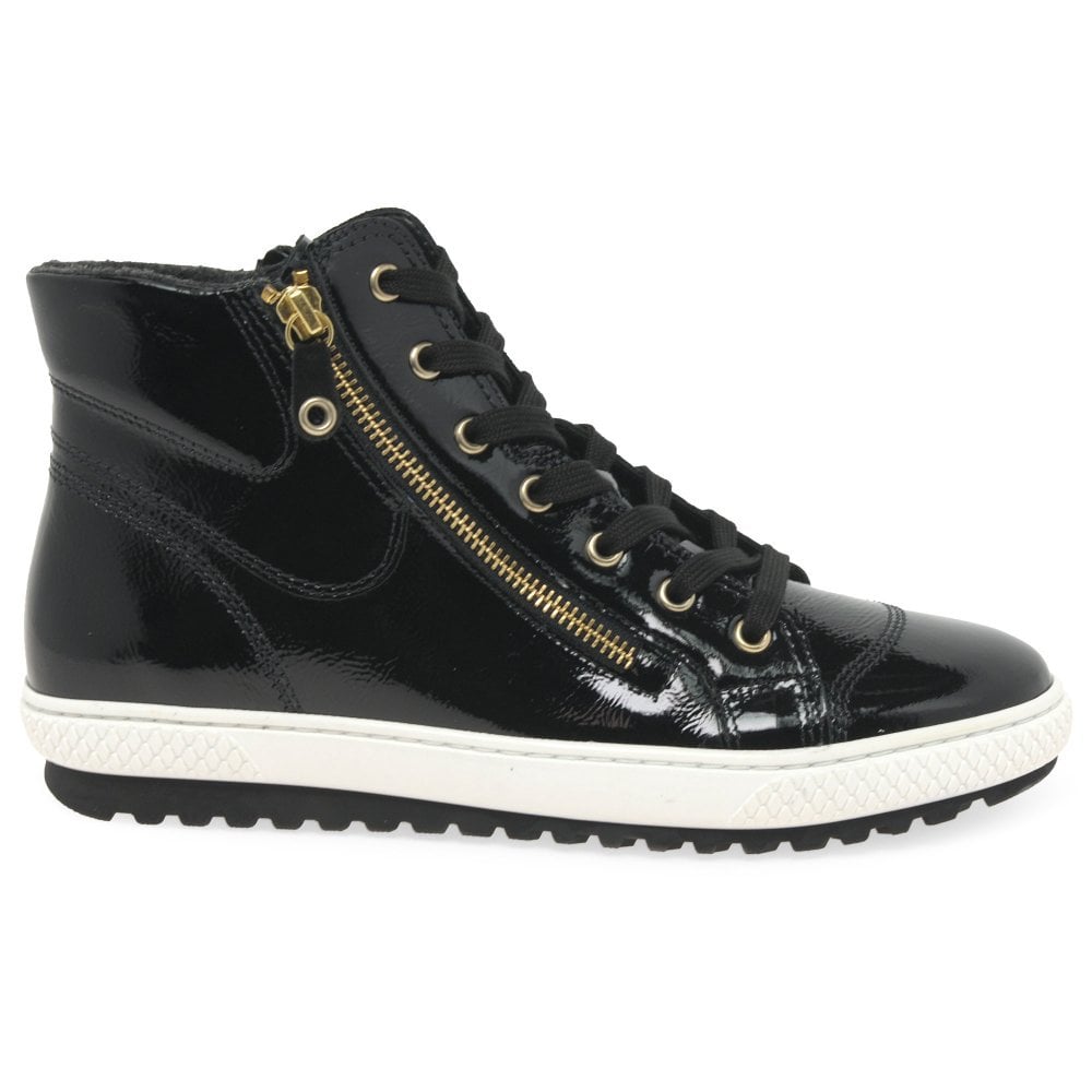 Gabor Bulner Casual Ankle Boot - Black Patent - image 003 |ww_colour=black-patent|ww_order=003|