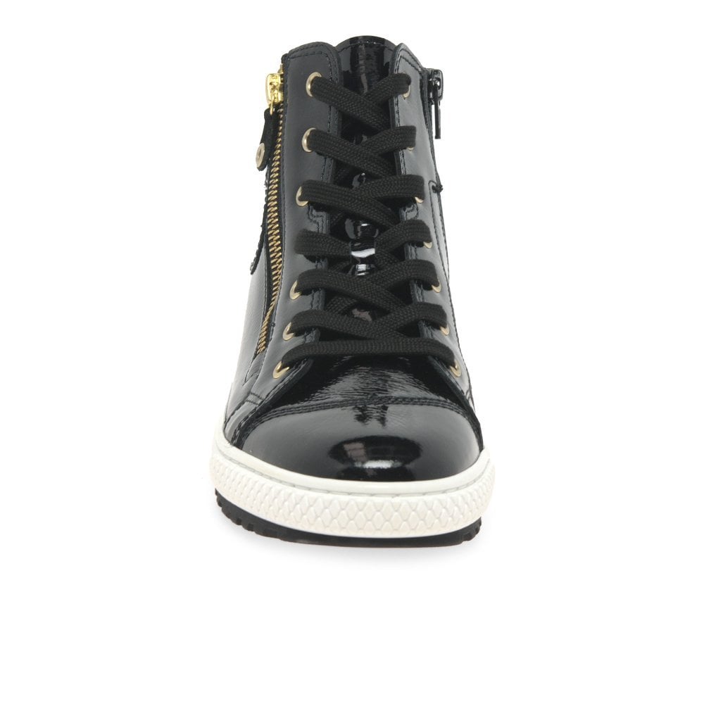 Gabor Bulner Casual Ankle Boot - Black Patent - image 004 |ww_colour=black-patent|ww_order=004|