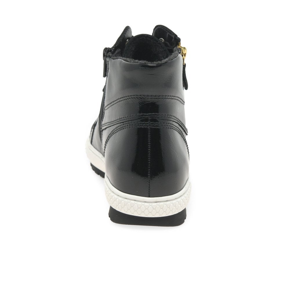 Gabor Bulner Casual Ankle Boot - Black Patent - image 005 |ww_colour=black-patent|ww_order=005|