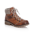 Rieker Waterproof Lace/Zip Boot - Brown - image 001 |ww_colour=brown|ww_order=001|
