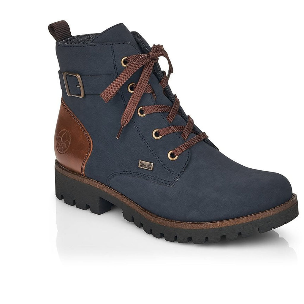 Rieker 78502 Lace-Up Boots - Blue - image 001 |ww_colour=blue|ww_order=001|