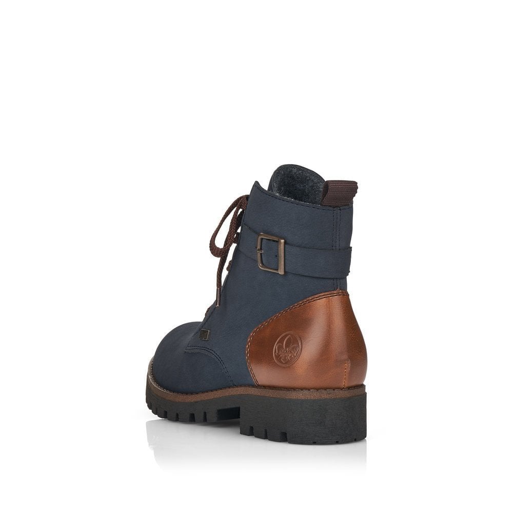 Rieker 78502 Lace-Up Boots - Blue - image 002 |ww_colour=blue|ww_order=002|