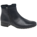 Gabor Zip Up Briano H Fit Ankle Boot - Midnight - image 001 |ww_colour=midnight|ww_order=001|