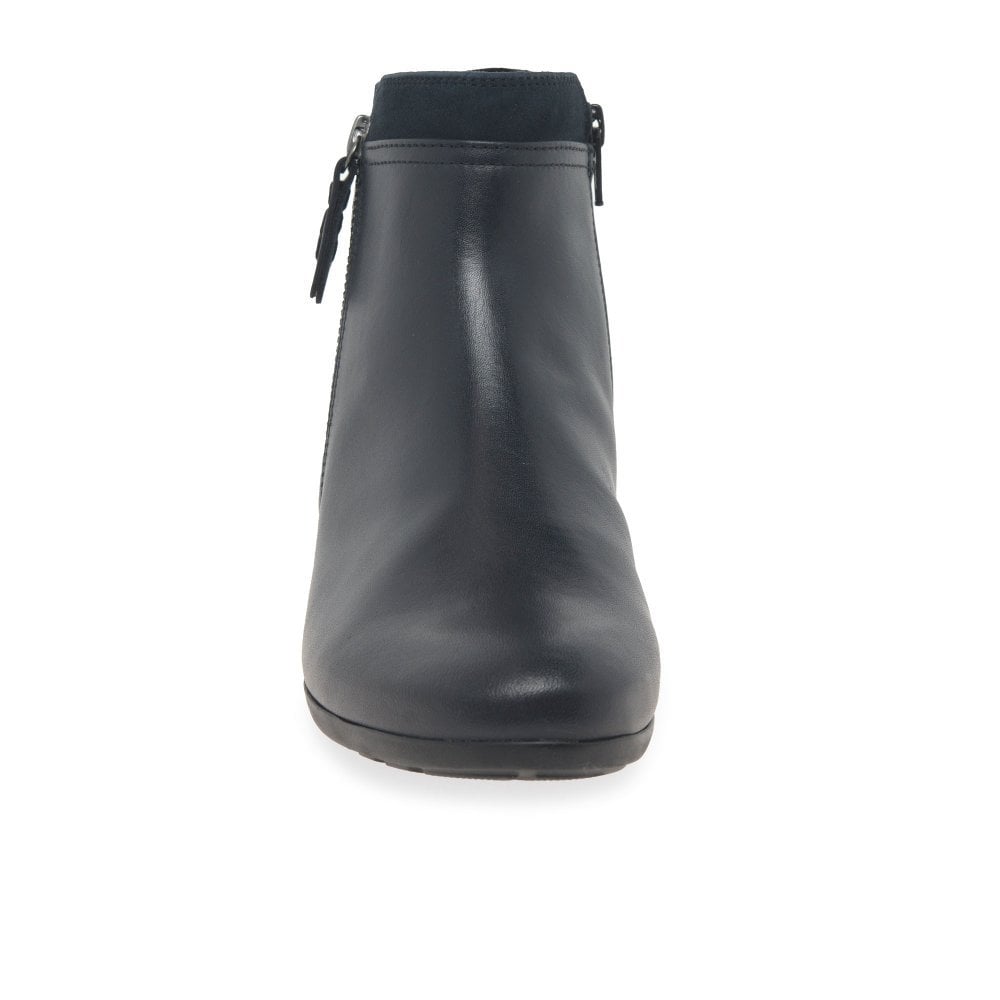 Gabor Zip Up Briano H Fit Ankle Boot - Midnight - image 003 |ww_colour=midnight|ww_order=003|