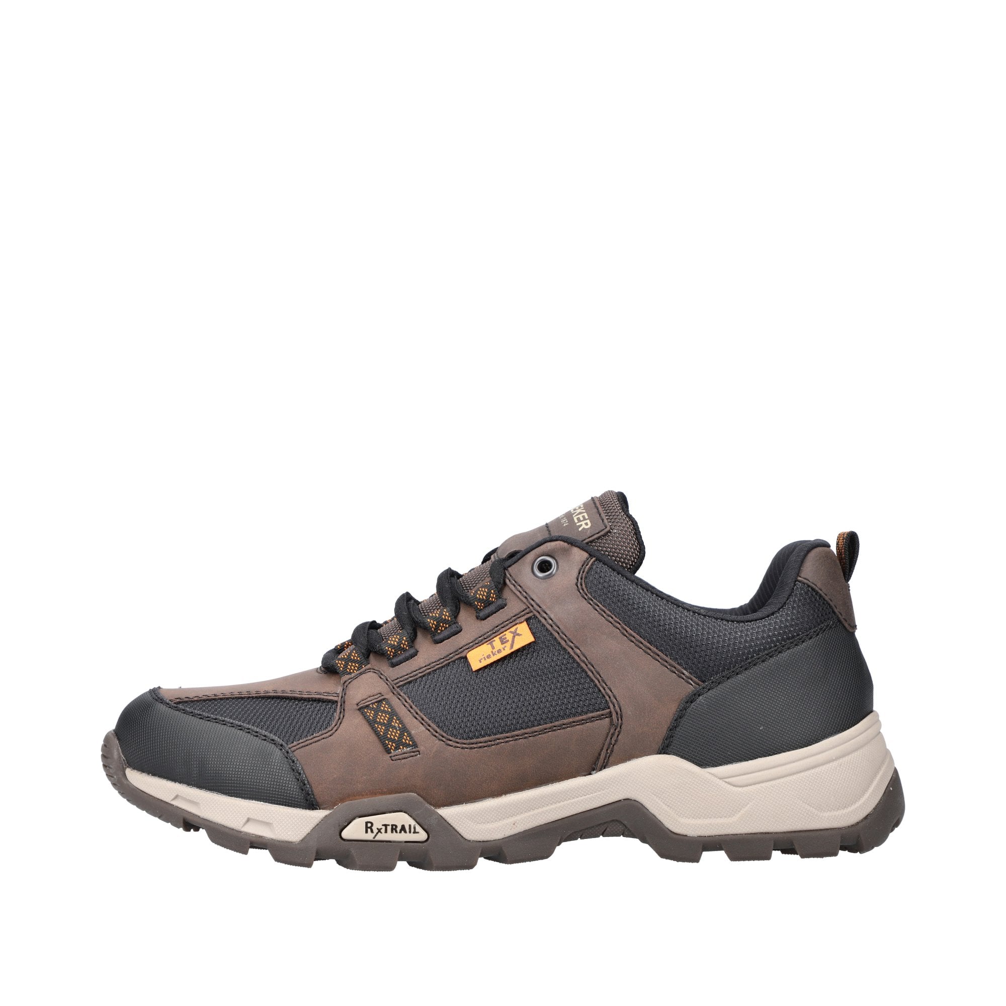 Rieker Lace Up Water Resistant Casual Shoe - Black Combi - image 002 |ww_colour=black-combi|ww_order=002|
