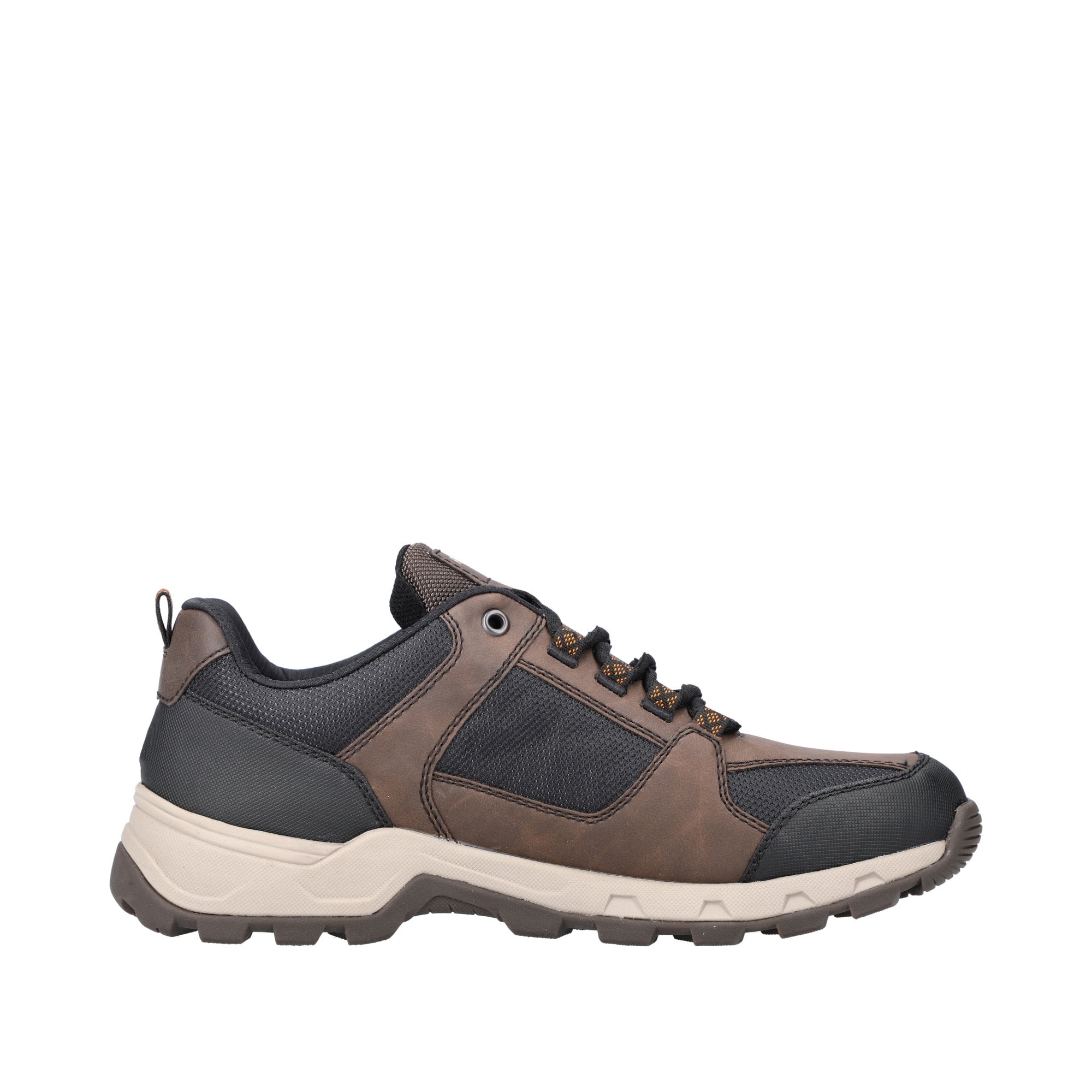 Rieker Lace Up Water Resistant Casual Shoe - Black Combi - image 003 |ww_colour=black-combi|ww_order=003|