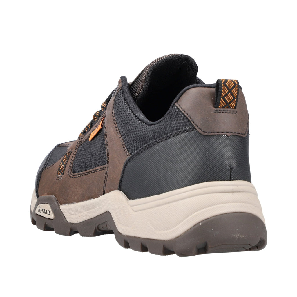 Rieker Lace Up Water Resistant Casual Shoe - Black Combi - image 004 |ww_colour=black-combi|ww_order=004|