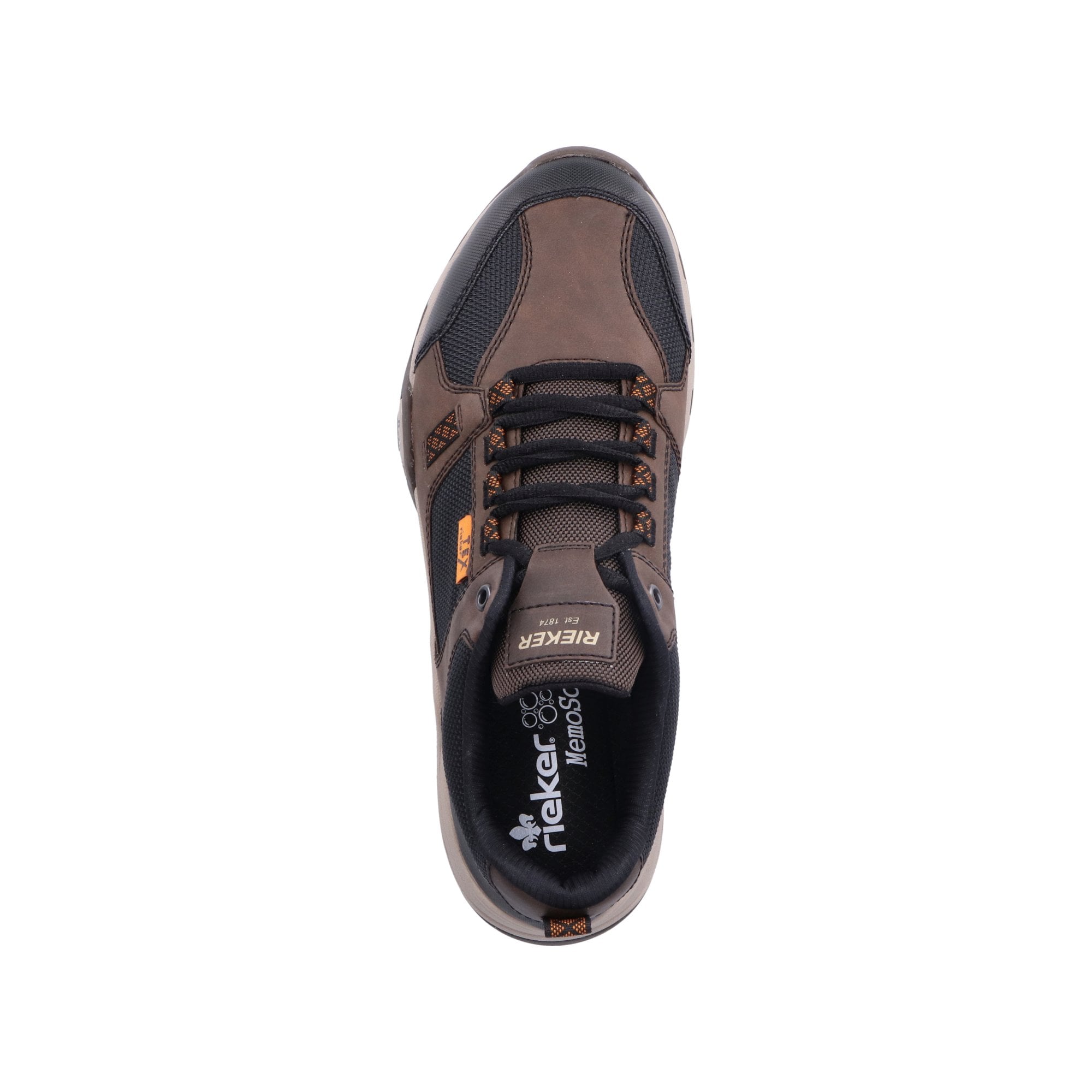 Rieker Lace Up Water Resistant Casual Shoe - Black Combi - image 005 |ww_colour=black-combi|ww_order=005|