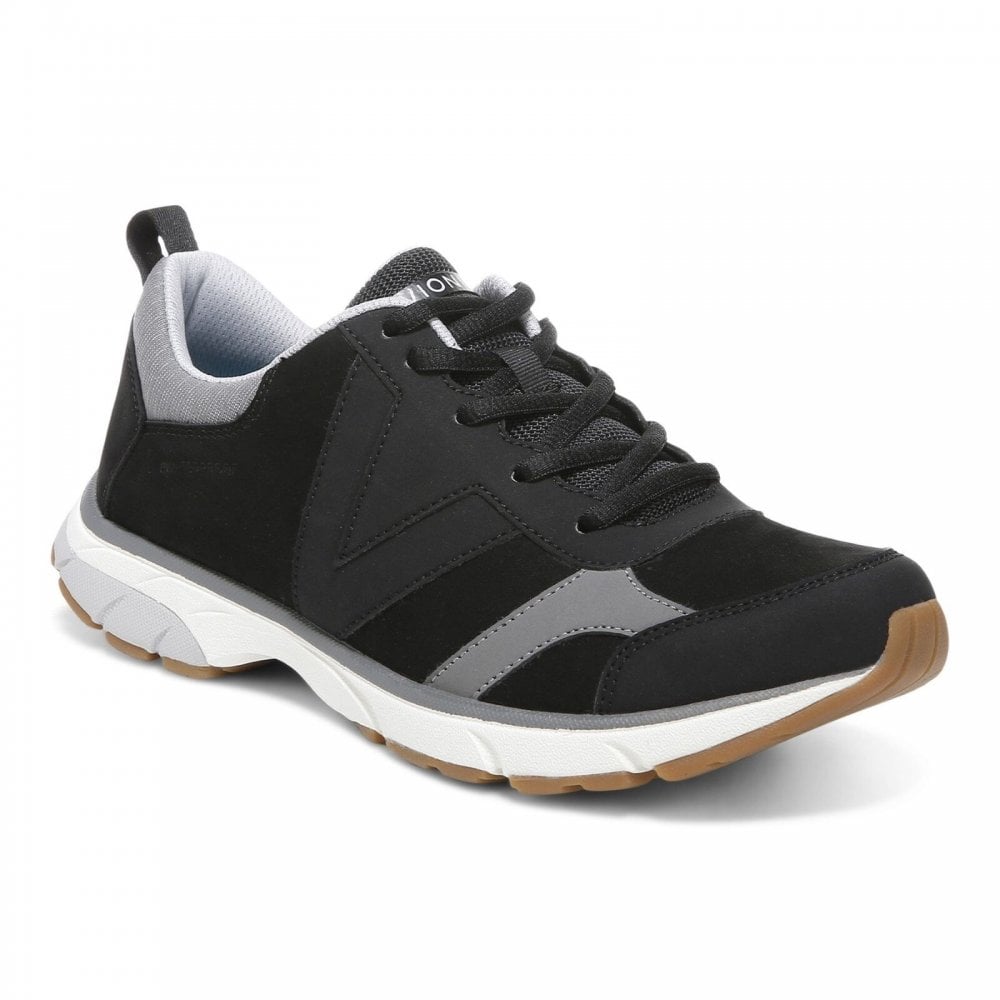 Vionic Zanny Waterproof Trainer - Black/Charcoal - image 001 |ww_colour=black-charcoal|ww_order=001|