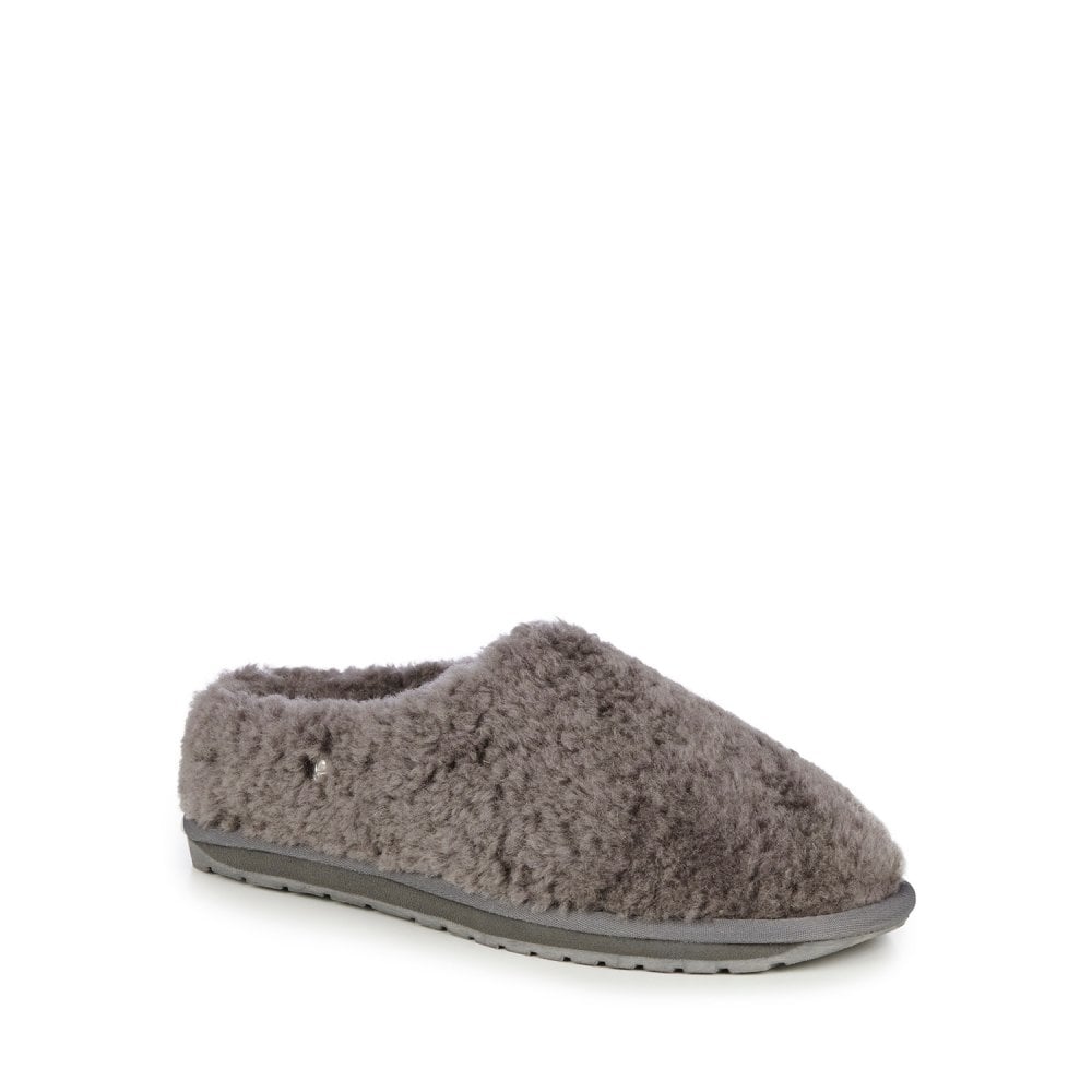 EMU Australia Joy Teddy Slippers - Charcoal - image 001 |ww_colour=charcoal|ww_order=001|
