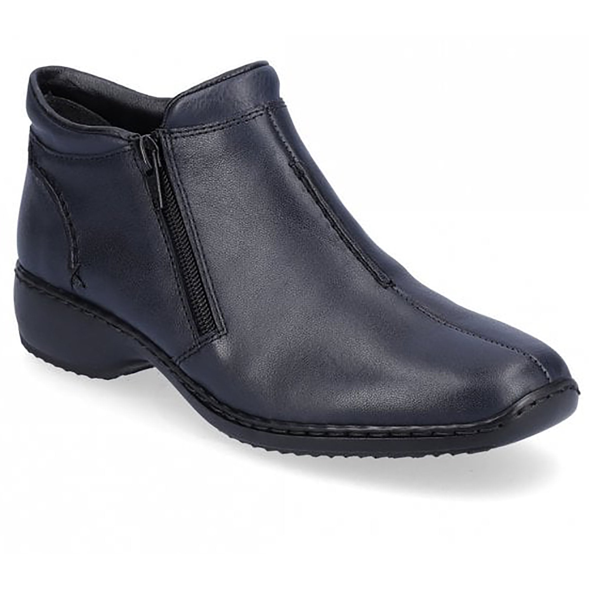 Rieker L3882 Twin-Zip Ankle Boot - Blue - image 001 |ww_colour=blue|ww_order=001|
