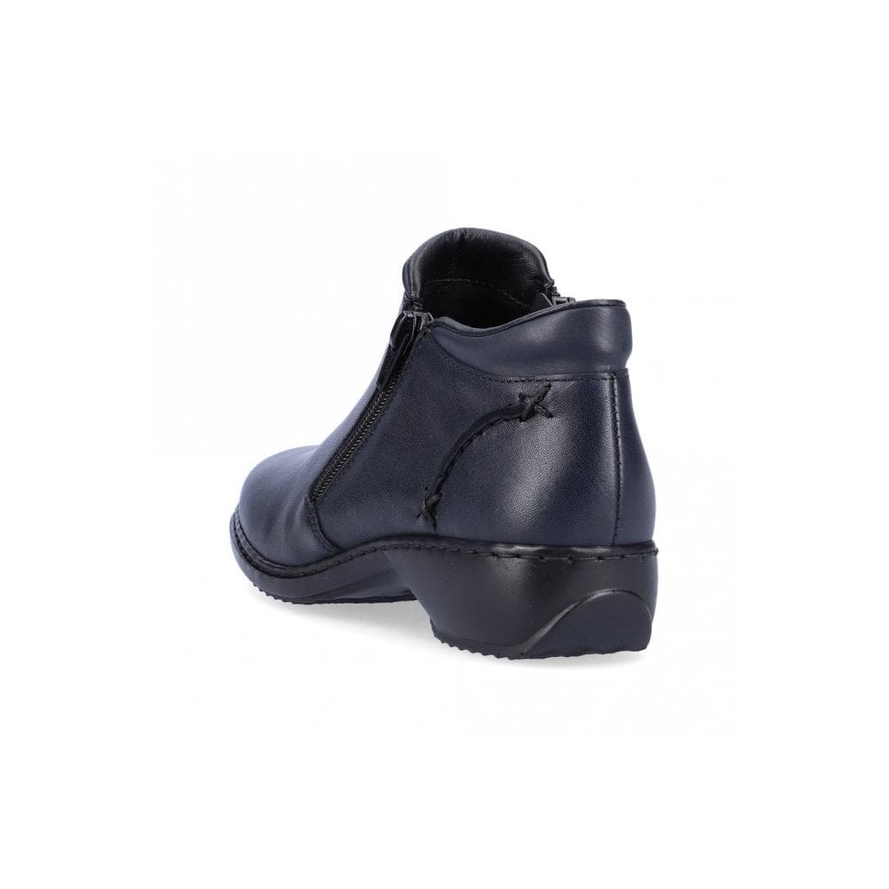 Rieker L3882 Twin-Zip Ankle Boot - Blue - image 002 |ww_colour=blue|ww_order=002|