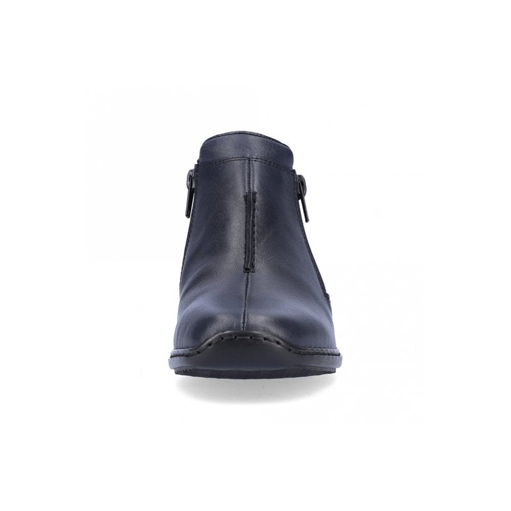 Rieker L3882 Twin-Zip Ankle Boot - Blue - image 003 |ww_colour=blue|ww_order=003|