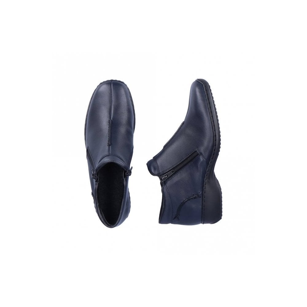 Rieker L3882 Twin-Zip Ankle Boot - Blue - image 005 |ww_colour=blue|ww_order=005|