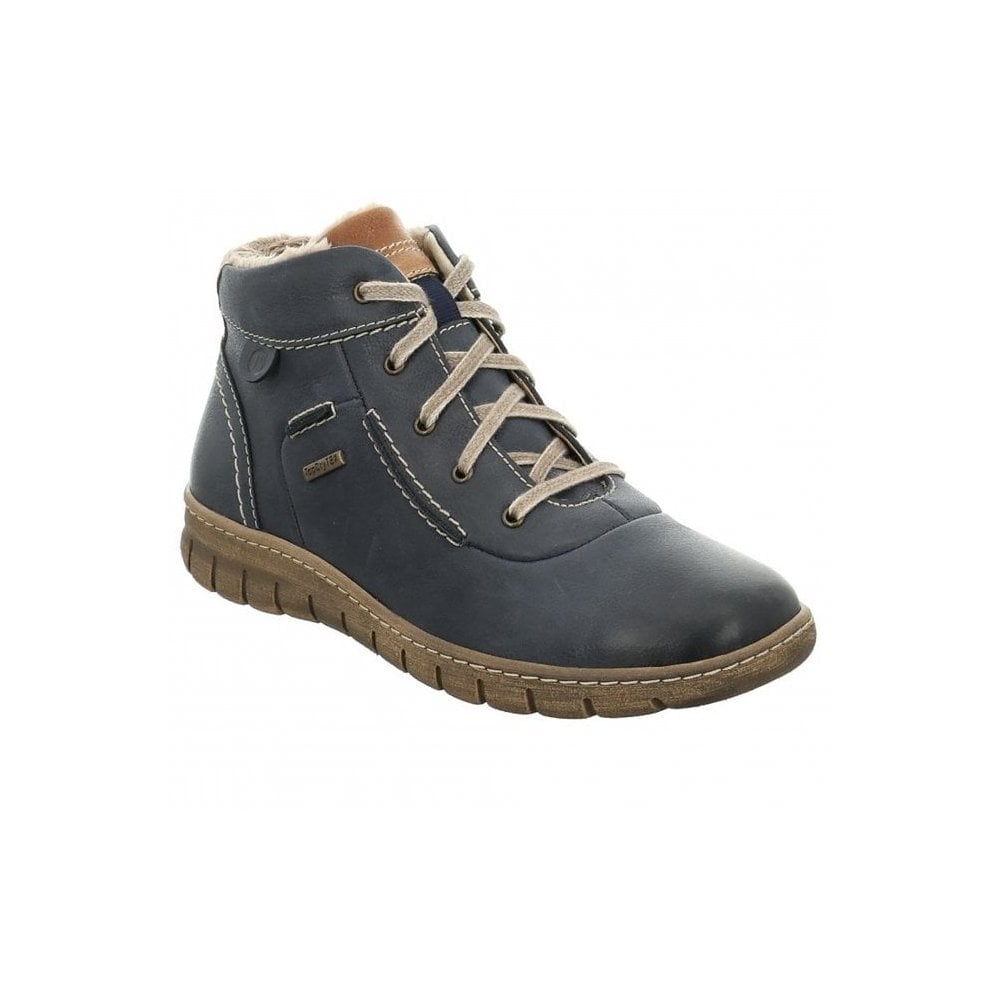 Josef Seibel Steffi 53 Lace Up Water Resistant Boot - Ocean - image 001 |ww_colour=ocean|ww_order=001|
