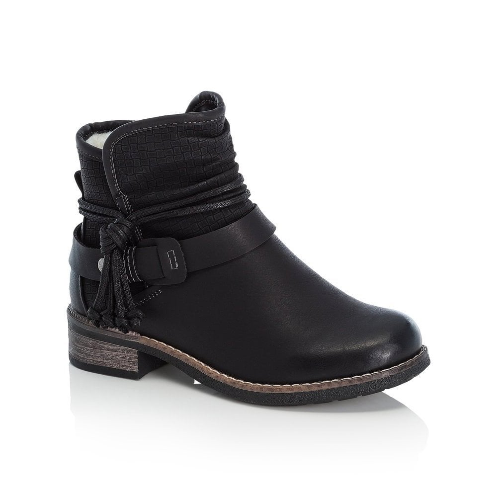 Rieker 94689 Ankle Boot - Black - image 001 |ww_colour=black|ww_order=001|