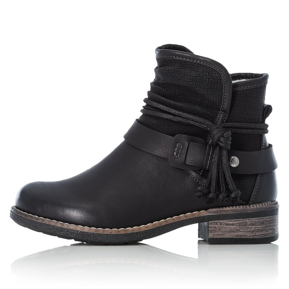 Rieker 94689 Ankle Boot - Black - image 003 |ww_colour=black|ww_order=003|