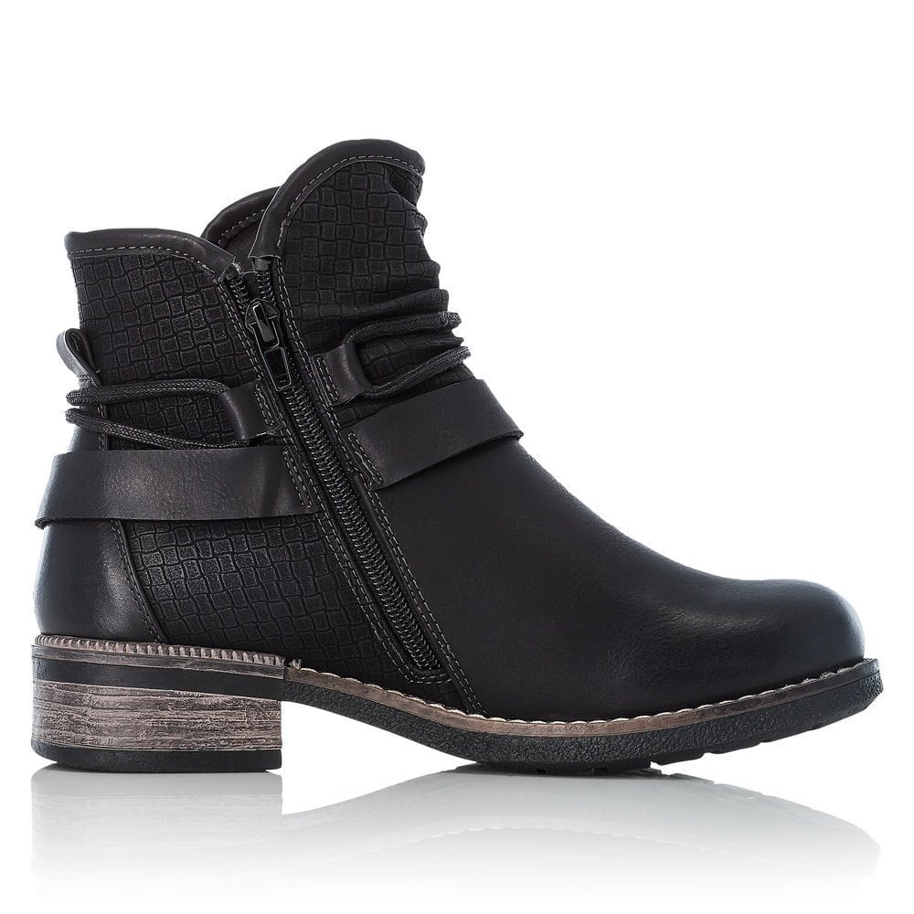 Rieker 94689 Ankle Boot - Black - image 004 |ww_colour=black|ww_order=004|
