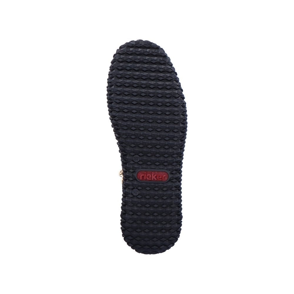 Rieker Z4263 Lace Up/Zip Casual Shoe - Black - image 002 |ww_colour=black|ww_order=002|