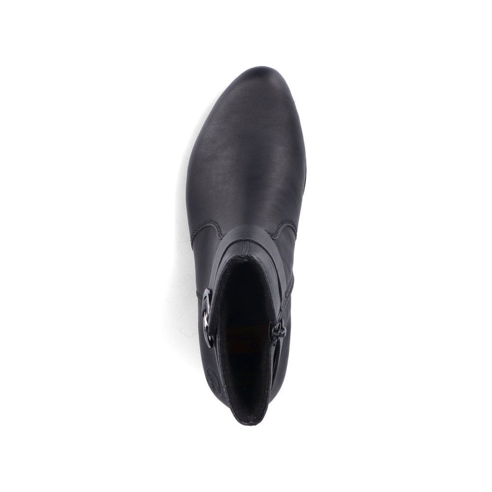Rieker Y0775 Zip Up Ankle Boot - Black - image 006 |ww_colour=black|ww_order=006|