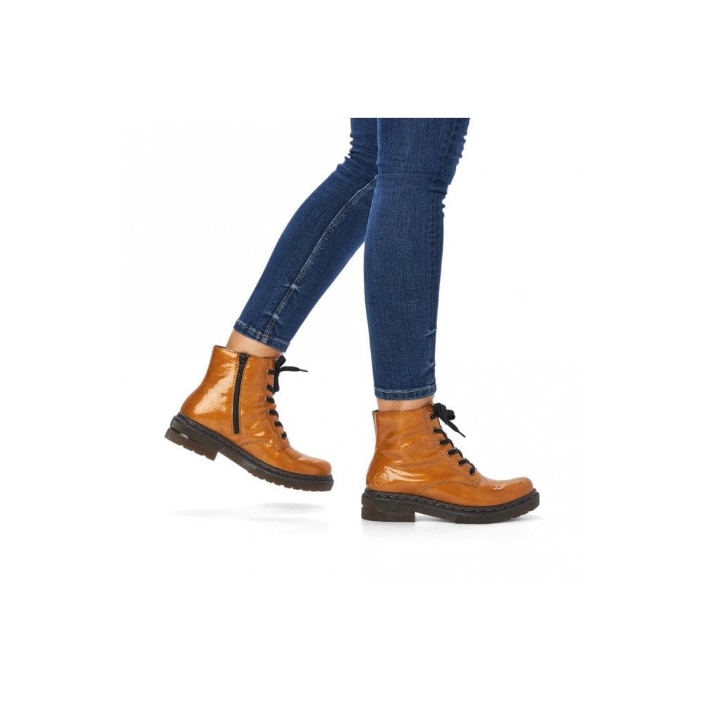 Rieker 78240 Biker Style Boot - Yellow - image 003 |ww_colour=yellow|ww_order=003|