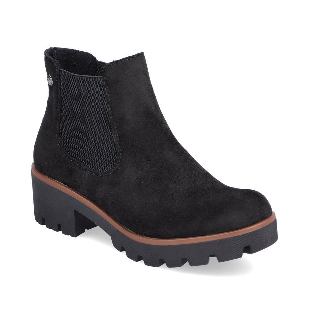 Rieker 79265 Chelsea Style Boot - Black - image 001 |ww_colour=black|ww_order=001|