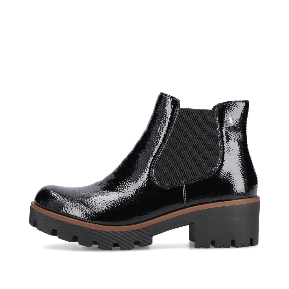 Rieker 79265 Chelsea Style Boot - Black Patent - image 003 |ww_colour=black-patent|ww_order=003|
