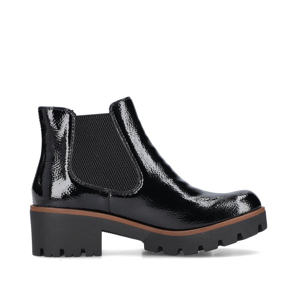 Rieker 79265 Chelsea Style Boot - Black Patent - image 004 |ww_colour=black-patent|ww_order=004|