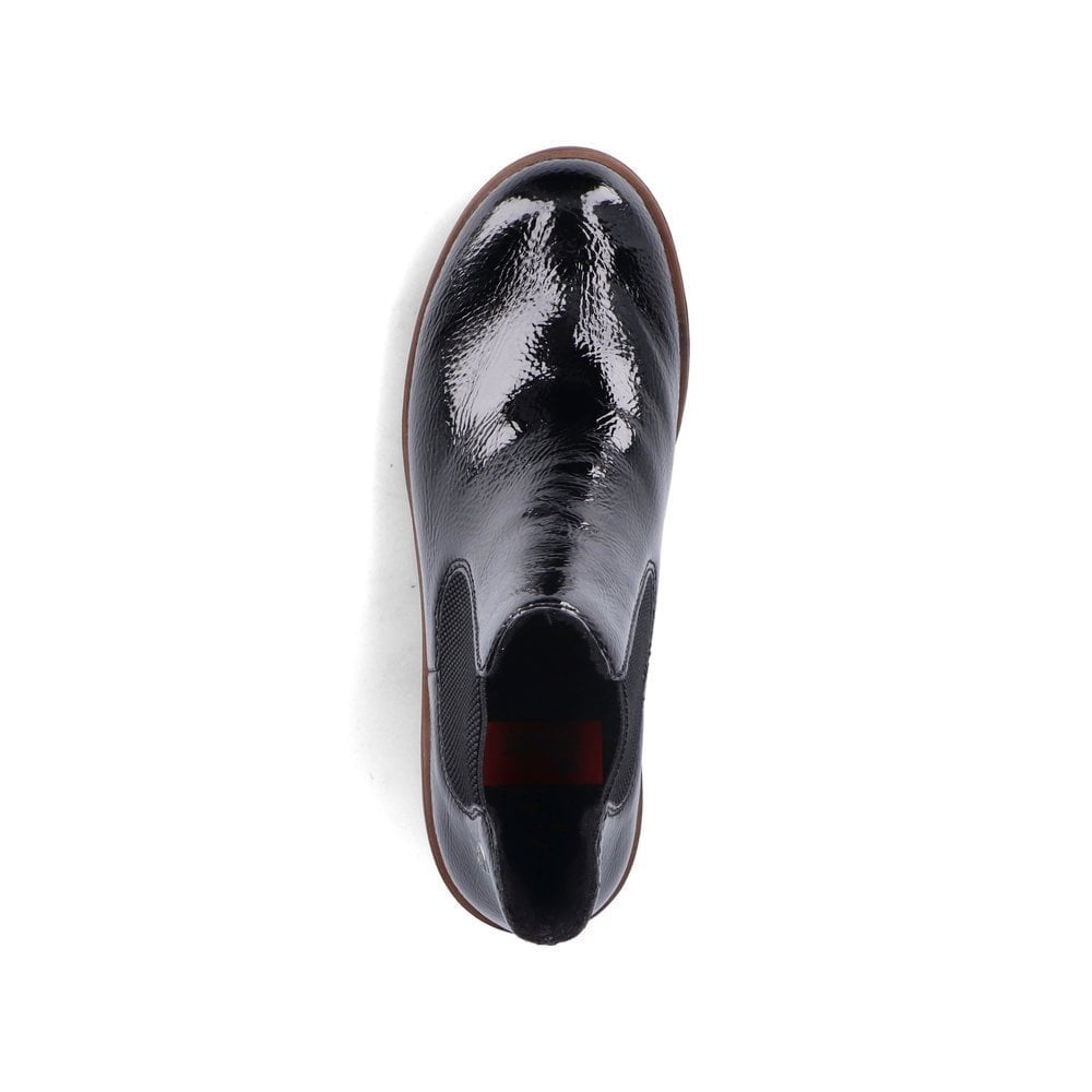 Rieker 79265 Chelsea Style Boot - Black Patent - image 005 |ww_colour=black-patent|ww_order=005|