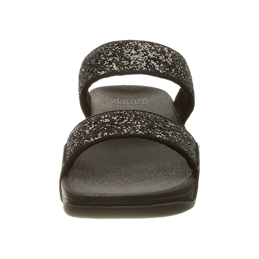 Fitflop Lulu Glitter Slides - Black - image 003 |ww_colour=black|ww_order=003|
