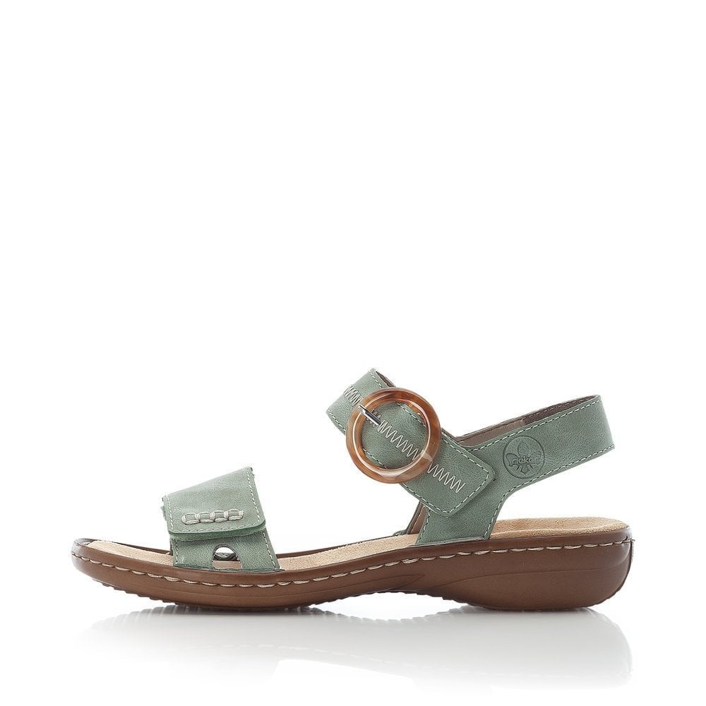 Rieker Sandal with hook and loop fastening - Green - image 004 |ww_colour=green|ww_order=004|