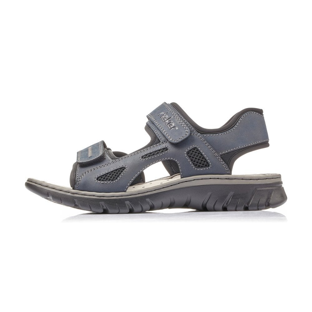 Rieker Adjustable Walking Sandals - Blue - image 003 |ww_colour=blue|ww_order=003|