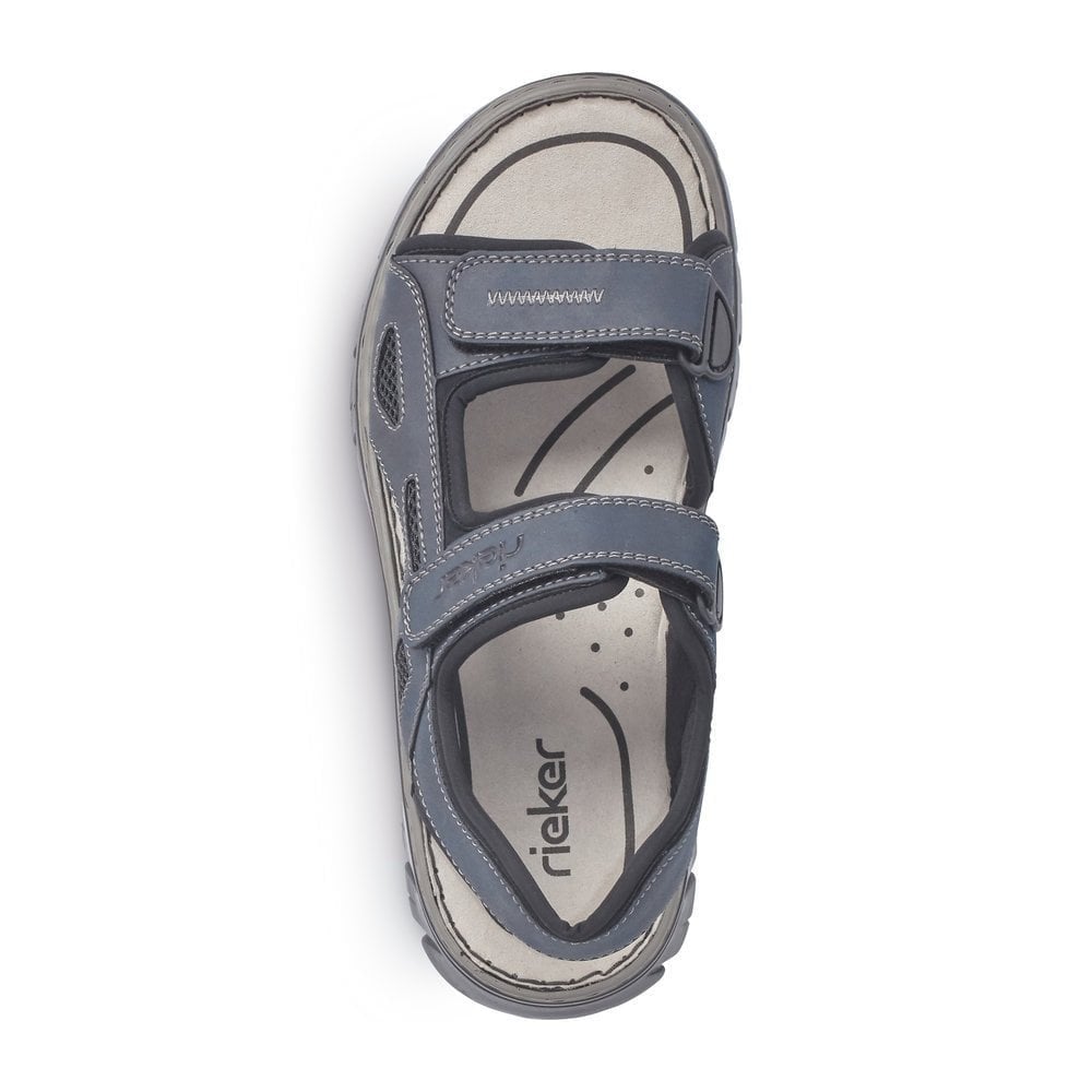 Rieker Adjustable Walking Sandals - Blue - image 006 |ww_colour=blue|ww_order=006|