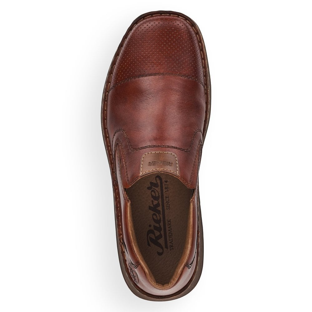 Rieker Slip On Wider Fit Shoe - Brown - image 004 |ww_colour=brown|ww_order=004|