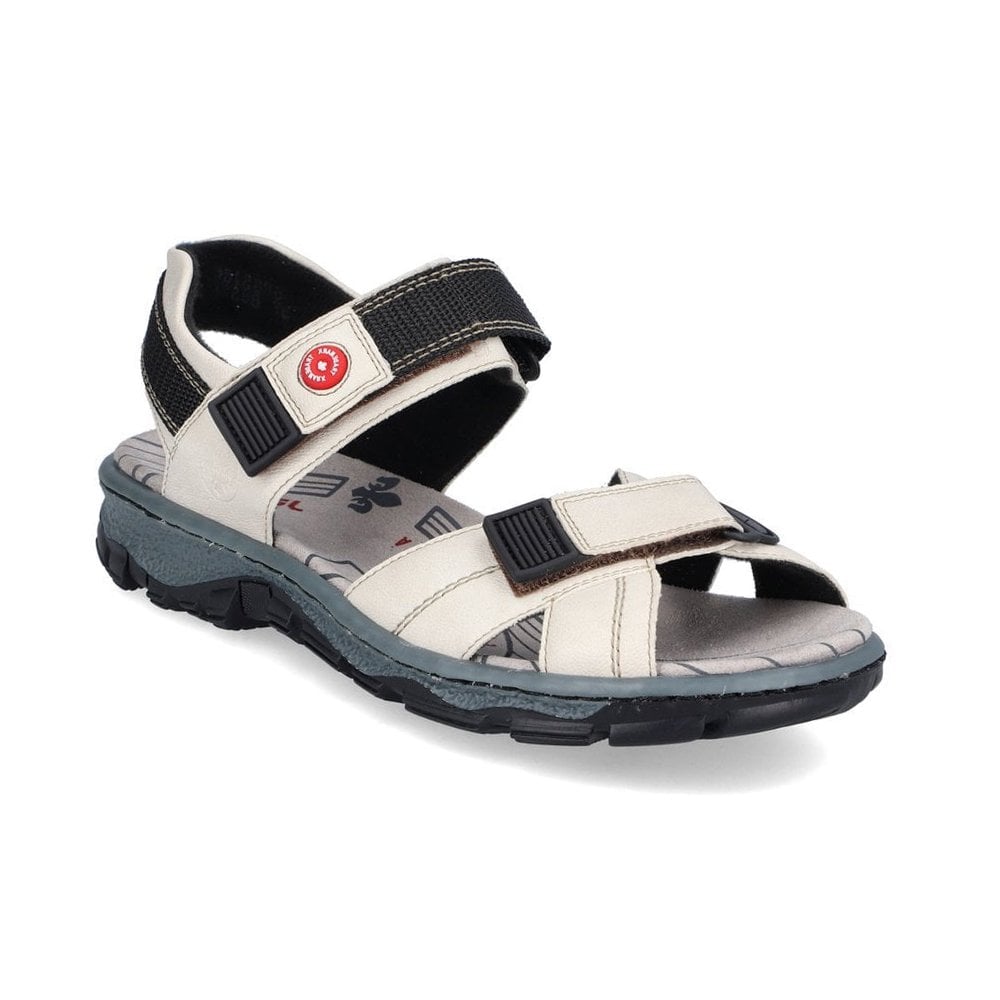 Rieker Walking Sandal - Off White - image 001 |ww_colour=off-white|ww_order=001|