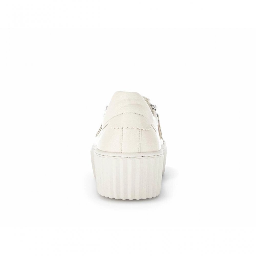 Gabor Dolly Lace/Zip Up Trainers - Cream - image 003 |ww_colour=cream|ww_order=003|