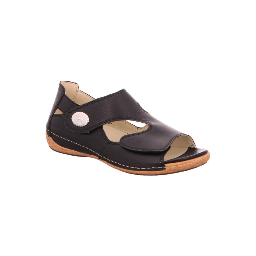 Waldlaufer Heliett Wide Fitting Sandal - Black - image 001 |ww_colour=black|ww_order=001|