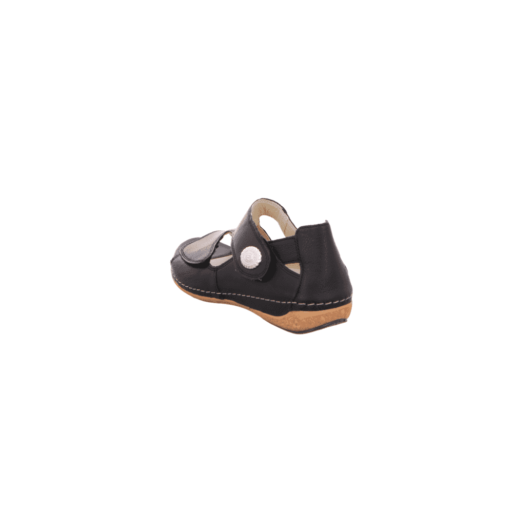 Waldlaufer Heliett Wide Fitting Sandal - Black - image 004 |ww_colour=black|ww_order=004|
