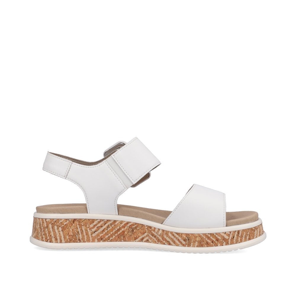 Rieker Hook & Loop Fastening Sandals - White - image 003 |ww_colour=white|ww_order=003|