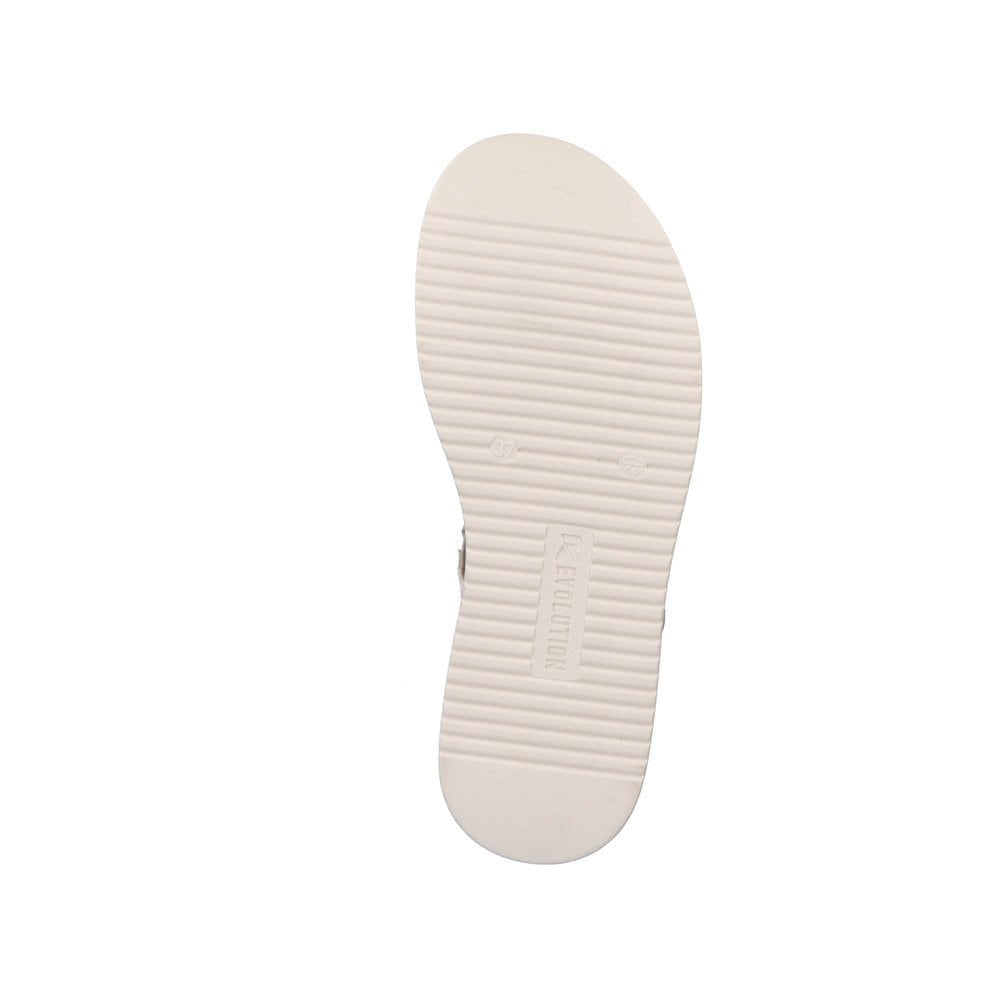 Rieker Hook & Loop Fastening Sandals - White - image 008 |ww_colour=white|ww_order=008|