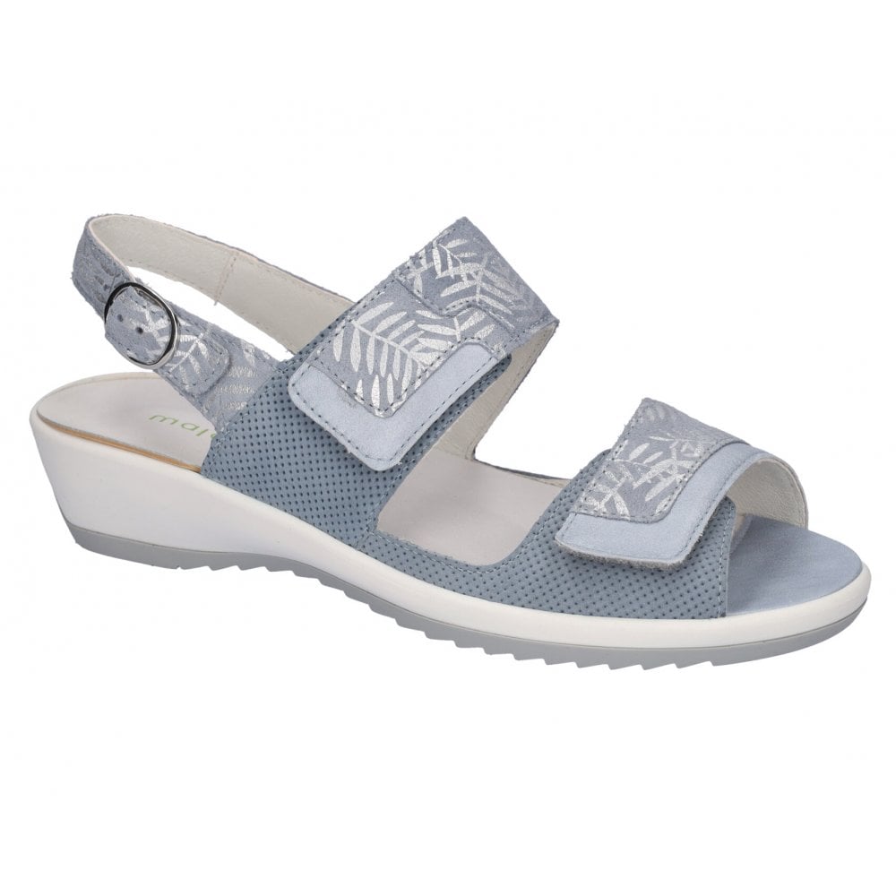 Waldlaufer Ginger Sandal with 3 Adjustable Fastenings - Sky - image 001 |ww_colour=sky|ww_order=001|