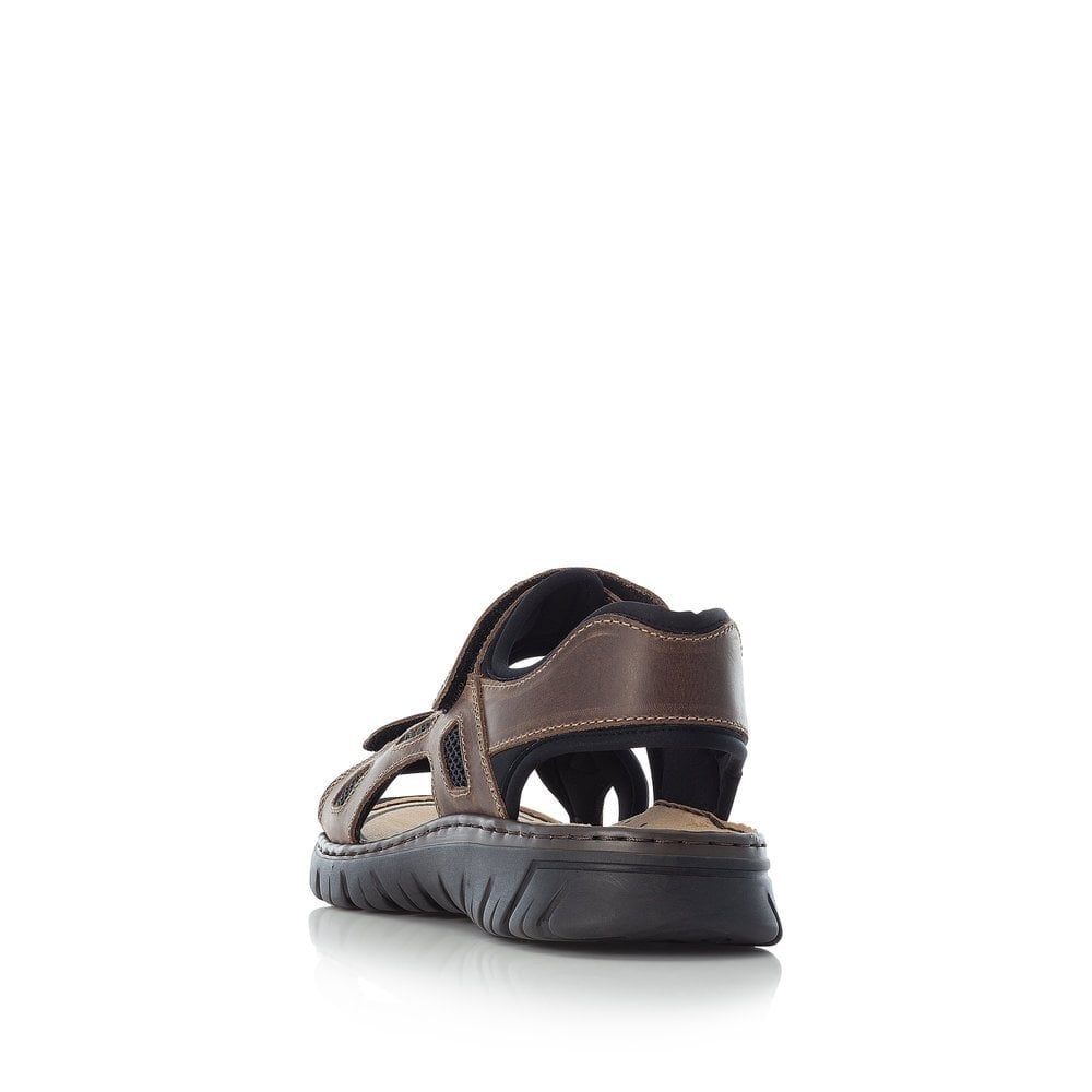 Rieker Adjustable Walking Sandals - Brown - image 003 |ww_colour=brown|ww_order=003|